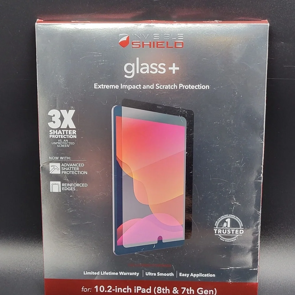 iPad full screen cover invisible shield 10.2 in 8th , 7 th gen